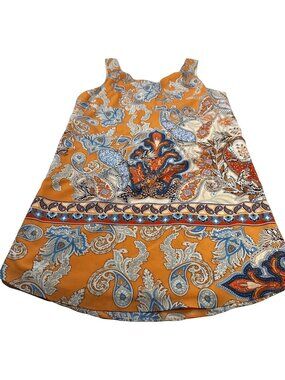 Lila Rose Women's Size 4 Dress Sleeveless Lined Paisley Preowned